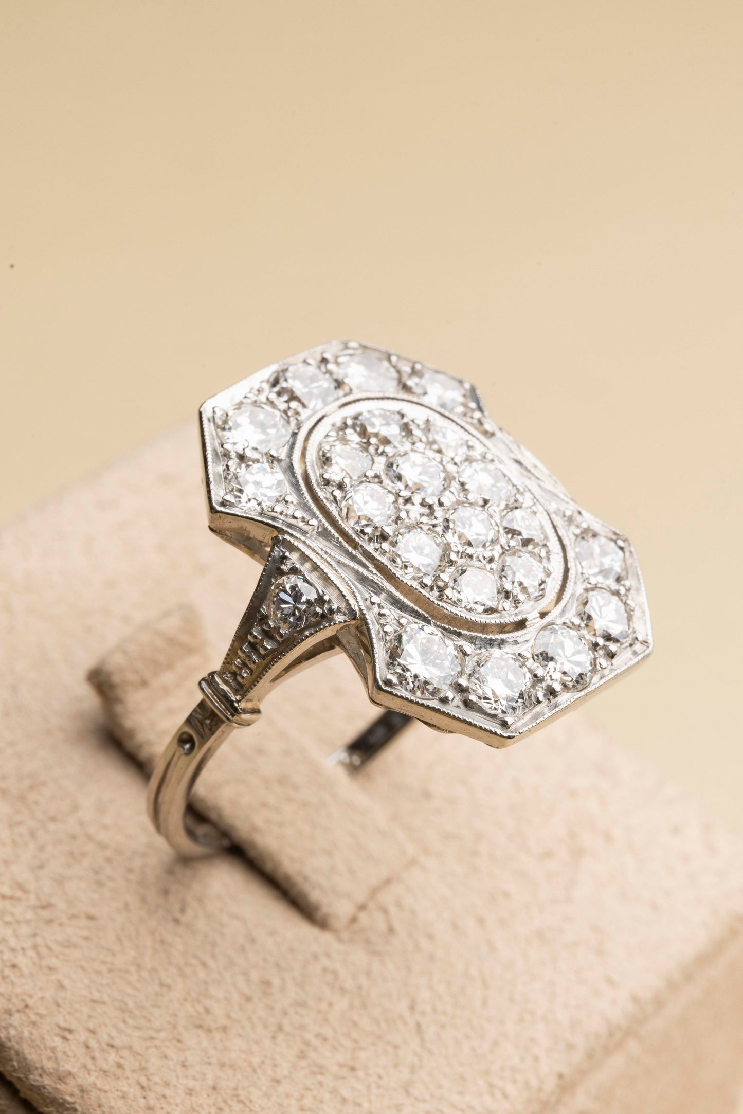 Platinum Art Deco ring