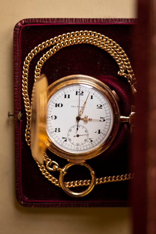 Minute repeater pocketwatch 1910 van Kempen Utrecht