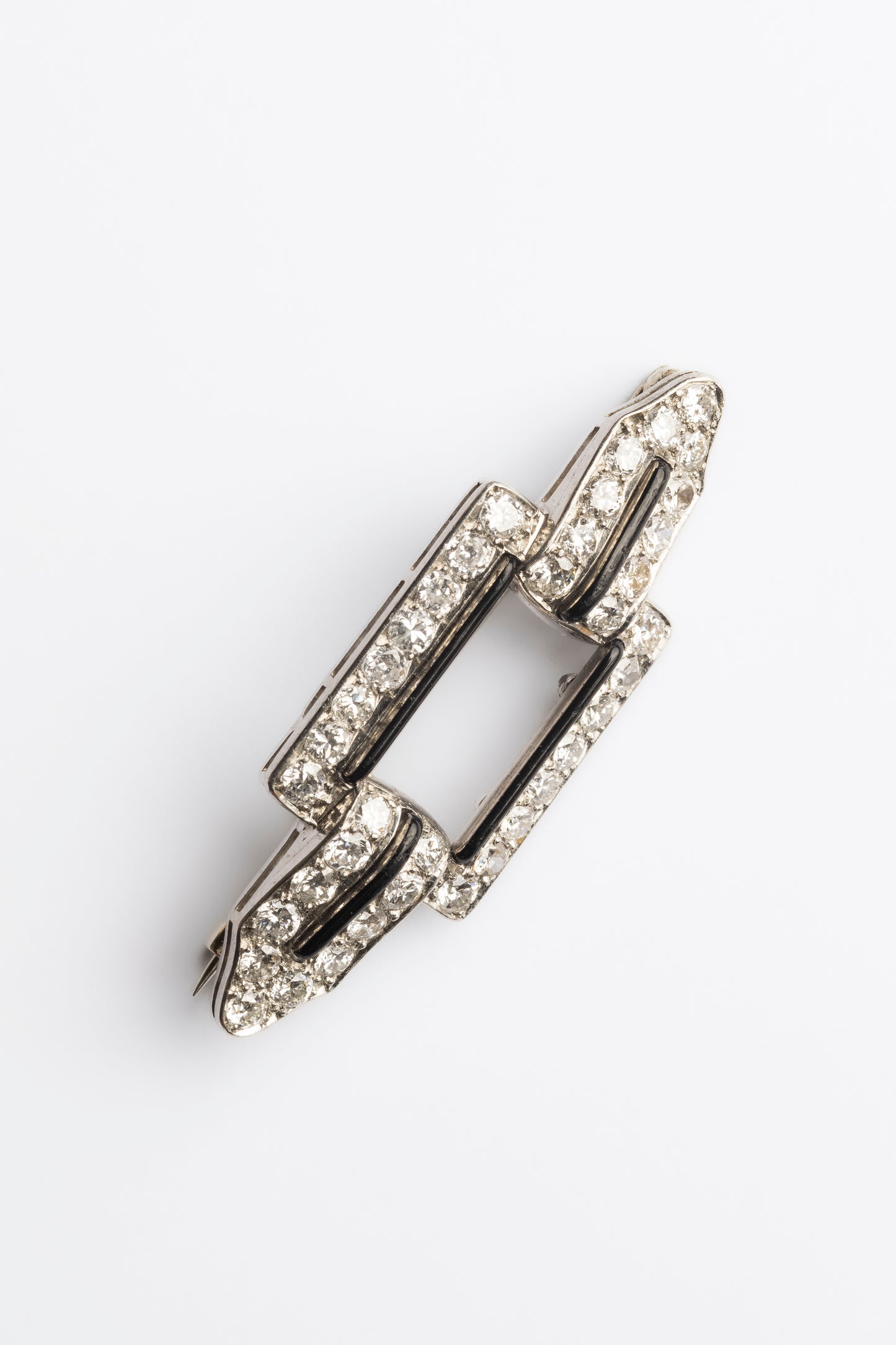 Platinum Art Deco brooch