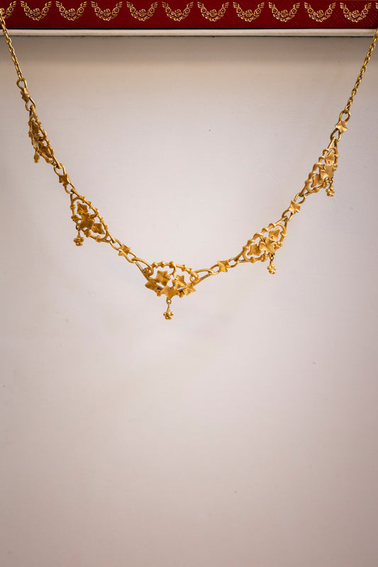 An art nouveau necklace made in France