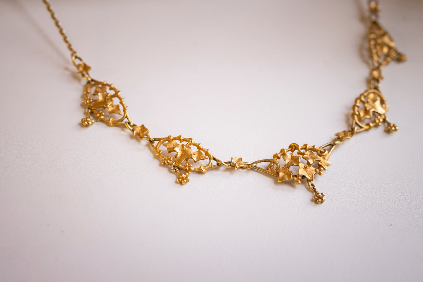 An art nouveau necklace made in France