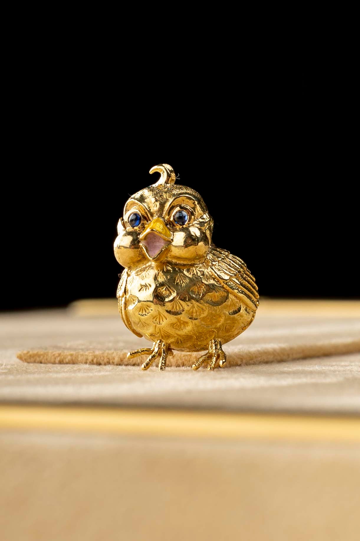 Owl brooch made in London